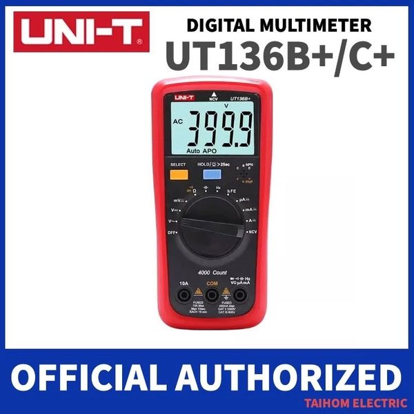 uni-t ut136b+ ut136c+ digital multimeter auto power off meter ac dc voltage current ohm diode cap hz of test diode multimeter
uni-t ut136b+ ut136c+ digital multimeter auto power off meter ac dc voltage current ohm diode cap hz of test diode multimeter