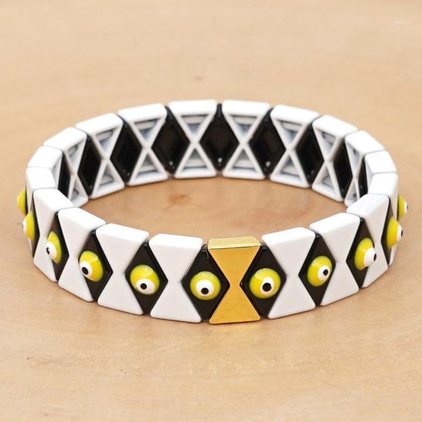 shinus enamel tile beads bracelets turkish evil eye bracelet for women men mujer moda jewelry summer beach handmade1, Golden;silver
shinus enamel tile beads bracelets turkish evil eye bracelet for women men mujer moda jewelry summer beach handmade1, Golden;silver