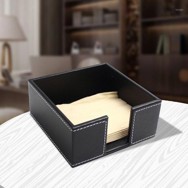 pu leather square cocktail napkin holder tissue box paper serviette dispenser bar caddy for dining table l office home decor1
pu leather square cocktail napkin holder tissue box paper serviette dispenser bar caddy for dining table l office home decor1