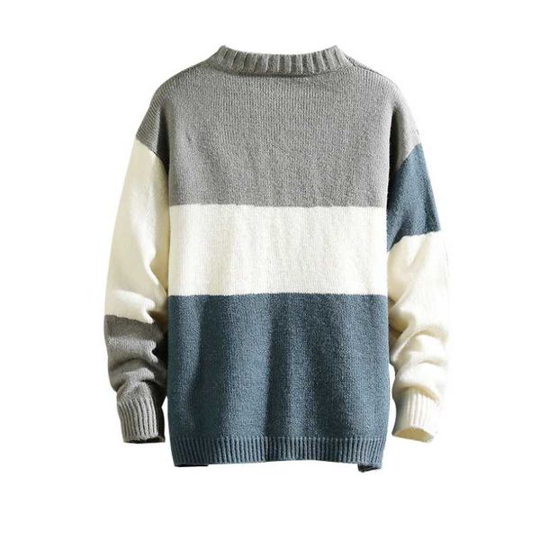 men's sweaters trendy color matching sweater bottoming shirt 2021 winter product student couple loose casual, White;black
men's sweaters trendy color matching sweater bottoming shirt 2021 winter product student couple loose casual, White;black
