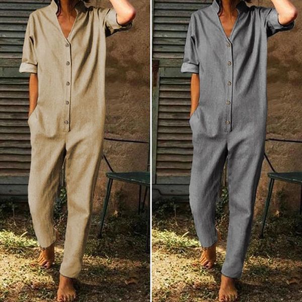 women long sleeve jumpsuits v neck fashion playsuits celmia casual buttons solid harem trousers female loose rompers 5xl1, Black;white
women long sleeve jumpsuits v neck fashion playsuits celmia casual buttons solid harem trousers female loose rompers 5xl1, Black;white