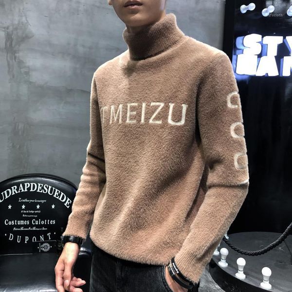 winter new high collar sweater men slim warm fashion letters solid color casual knit pullover man streetwear wild sweater -4xl1, White;black
winter new high collar sweater men slim warm fashion letters solid color casual knit pullover man streetwear wild sweater -4xl1, White;black