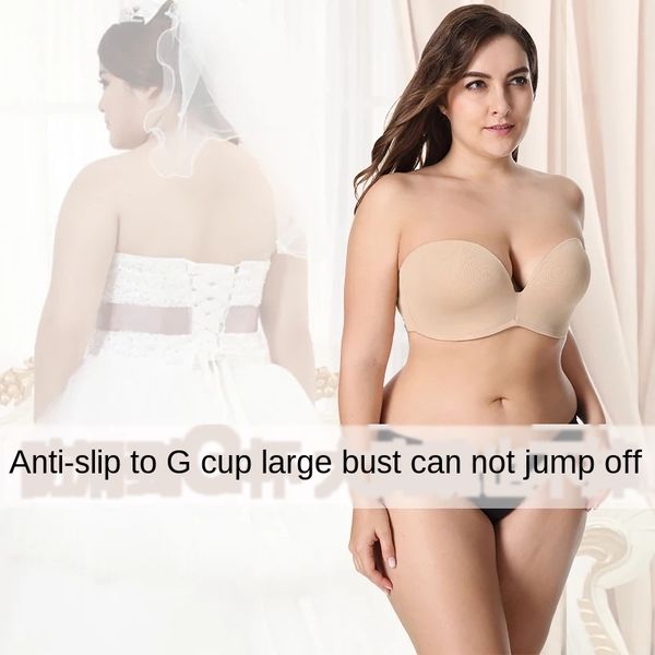 plus size strapless bra seamless invisible push up lace bra wireless non-slip gathered big cup bracier de mujer 90 95 e f, Red;black
plus size strapless bra seamless invisible push up lace bra wireless non-slip gathered big cup bracier de mujer 90 95 e f, Red;black