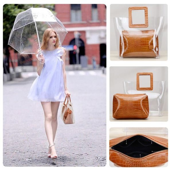 femme bags women composite bags transparent handbags women's fashion candy summer beach shoulder tote casual handbags
femme bags women composite bags transparent handbags women's fashion candy summer beach shoulder tote casual handbags