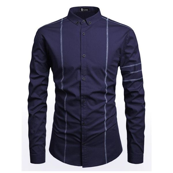 men's shirt long sleeve solid color turn down collar cardigan shirt with bright line casual sleeve single-breasted, White;black
men's shirt long sleeve solid color turn down collar cardigan shirt with bright line casual sleeve single-breasted, White;black
