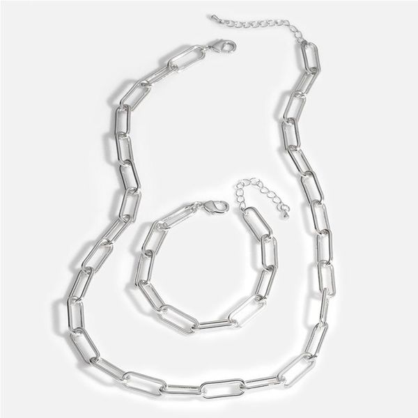 flola multilayer curb link chain necklace for women silver color lock chain necklaces punk new trendy jewelry women gifts nker07
flola multilayer curb link chain necklace for women silver color lock chain necklaces punk new trendy jewelry women gifts nker07