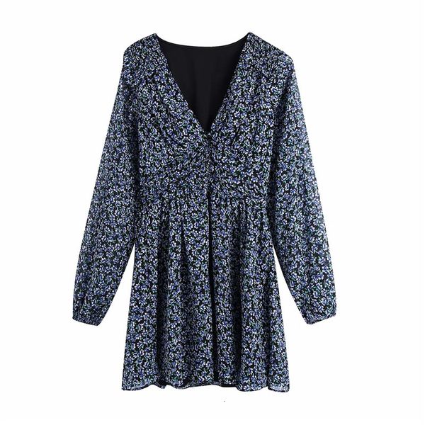 2021 new blue floral print chiffon mini women vintage wasit elastic pleated v neck long puff sleeve dresses ladies elegant dress 54d1, Black;gray
2021 new blue floral print chiffon mini women vintage wasit elastic pleated v neck long puff sleeve dresses ladies elegant dress 54d1, Black;gray