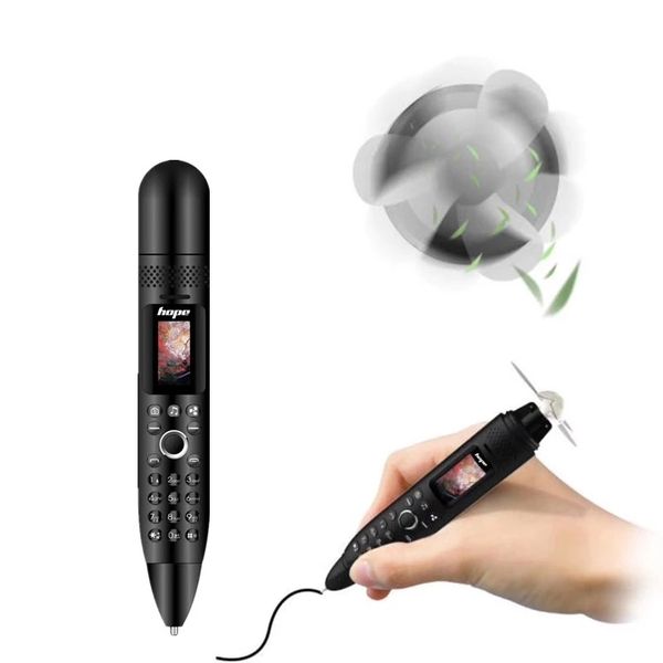 Hope Unlocked AK008 Magic Voice Pen Cell phone Bluetooth Dialer Reporter Recording Mobile Phones Sync Contact Mini Handheld Fan Celular