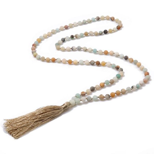 showboho 6mmrosarynecklacenaturalstone meditation declaration necklace yoga rosary prayer pendant beaded tassel necklace, Silver
showboho 6mmrosarynecklacenaturalstone meditation declaration necklace yoga rosary prayer pendant beaded tassel necklace, Silver