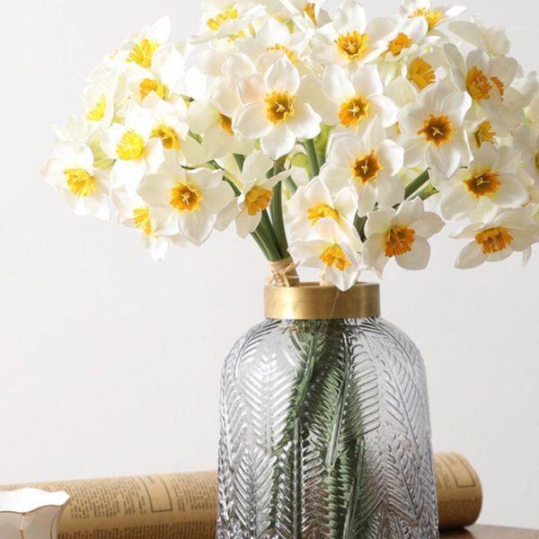 decorative flowers & wreaths 3 bouquet rural style real touch artificial silk simulation daffodil home office wedding arrangement decoration
decorative flowers & wreaths 3 bouquet rural style real touch artificial silk simulation daffodil home office wedding arrangement decoration