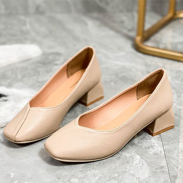 women slip on pu leather pumps ladies square heels shoes woman fashion party high heel shoes female square toe footwear 2020, Black
women slip on pu leather pumps ladies square heels shoes woman fashion party high heel shoes female square toe footwear 2020, Black