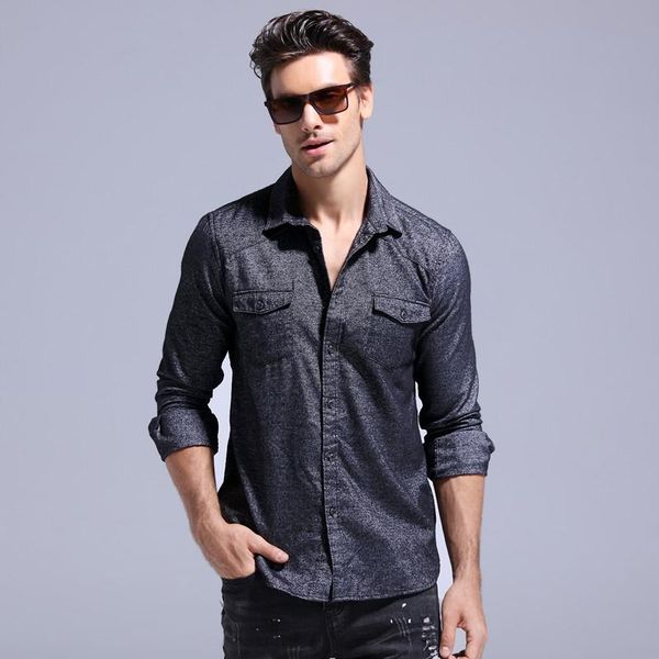 men's casual shirts gustomerd brand clearance cotton mens solid color dress shirt long sleeve clothing, White;black
men's casual shirts gustomerd brand clearance cotton mens solid color dress shirt long sleeve clothing, White;black