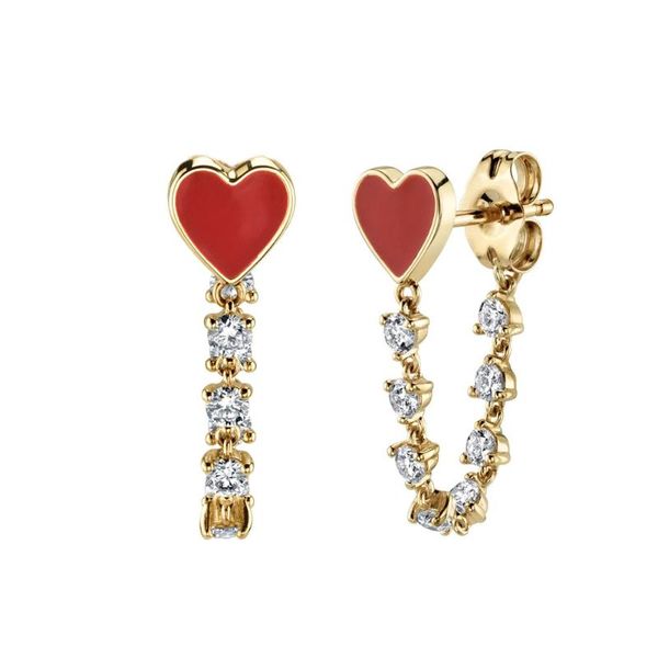 dangle & chandelier lover girlfriend gift romantic cz link chain red enamel heart long earring luxury gorgeous women jewelry, Silver
dangle & chandelier lover girlfriend gift romantic cz link chain red enamel heart long earring luxury gorgeous women jewelry, Silver