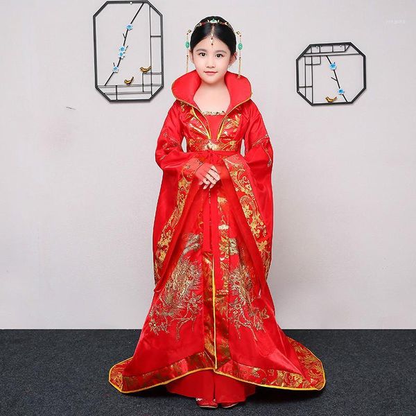 children ancient chinese costume tang dynasty queen tailing costume guzheng show clothing girls hanfu chinese pgraphy1, Black;red
children ancient chinese costume tang dynasty queen tailing costume guzheng show clothing girls hanfu chinese pgraphy1, Black;red