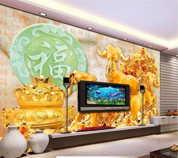 mural custom wallpaper 3d mural 0 jade carving gold three sheep open thai tv background wall living room 3d wallpaper1
mural custom wallpaper 3d mural 0 jade carving gold three sheep open thai tv background wall living room 3d wallpaper1
