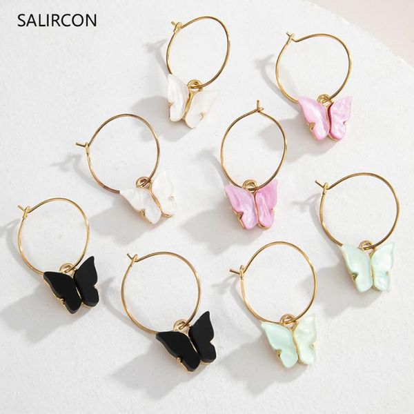 salircon симпатичного корейского бабочка серьга эстетической aretes акрилового малый обруч серьга цвет золото круг ухо кольцо для женщин юве, Golden;silver
salircon симпатичного корейского бабочка серьга эстетической aretes акрилового малый обруч серьга цвет золото круг ухо кольцо для женщин юве, Golden;silver