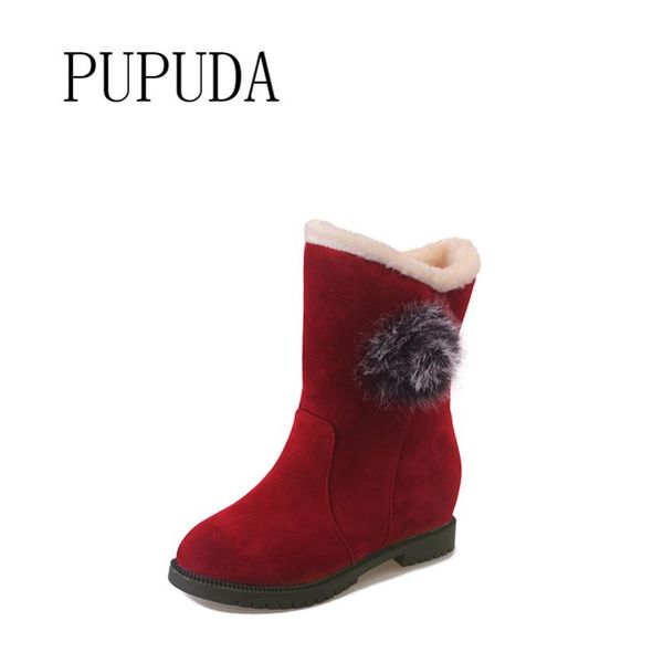 boots pupuda snow women high warm shoes winter fluffy fashion furry casual ankle for, Black
boots pupuda snow women high warm shoes winter fluffy fashion furry casual ankle for, Black