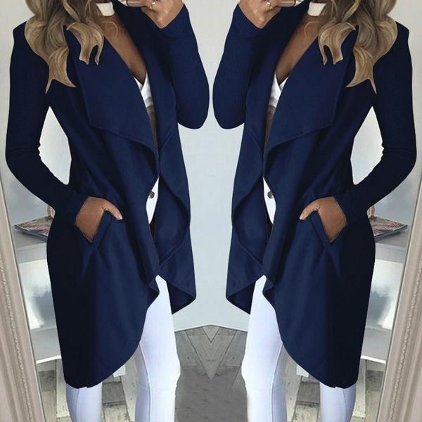 new cardigan coat autumn cotton blends long pockets long sleeve lapel collar slim women casual overcoat outerwear jacketx1020, Black
new cardigan coat autumn cotton blends long pockets long sleeve lapel collar slim women casual overcoat outerwear jacketx1020, Black