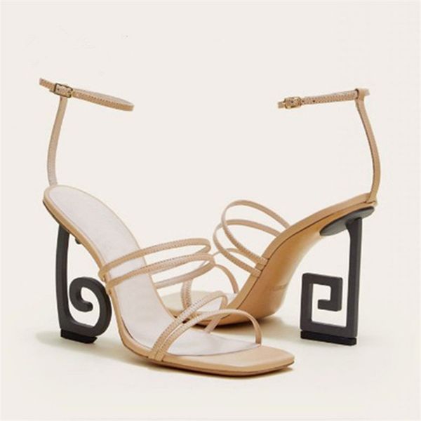 female 2021 new design strange stilettos wedding dress woman high summer sandal gladiator shoes 7ek3, Black
female 2021 new design strange stilettos wedding dress woman high summer sandal gladiator shoes 7ek3, Black