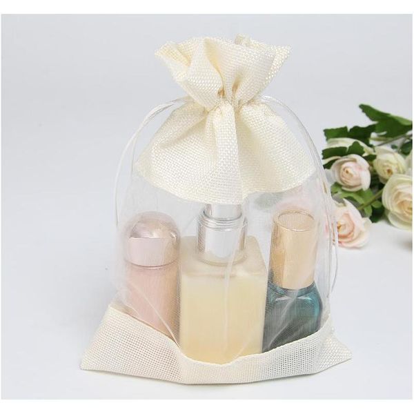 10x14cm two-sided window linen bag jewelry cosmetics bundle mouth storage drawstring bag wedding candy bbygsj bde_home, Pink;blue
10x14cm two-sided window linen bag jewelry cosmetics bundle mouth storage drawstring bag wedding candy bbygsj bde_home, Pink;blue