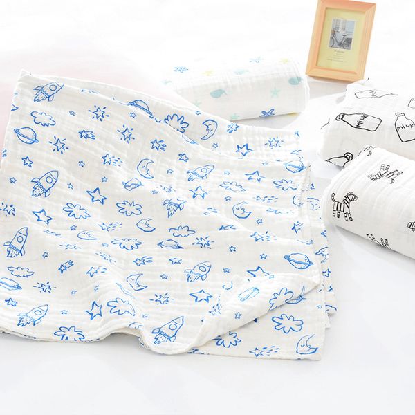 110* soft cotton class a 3/6-layer muslin gauze towel infant bath towel baby blanket swaddle baby bath towel lj201204
110* soft cotton class a 3/6-layer muslin gauze towel infant bath towel baby blanket swaddle baby bath towel lj201204