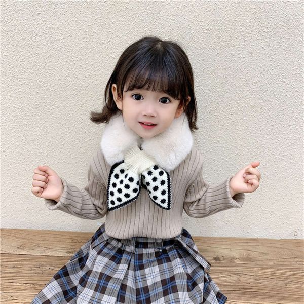 wave winter new stitching children's collar point knitting baby cross scarf men's and women's versatile warm neckon99, Red;brown
wave winter new stitching children's collar point knitting baby cross scarf men's and women's versatile warm neckon99, Red;brown