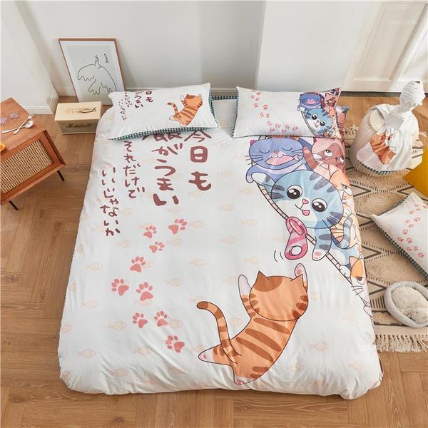 children bedding set flannel white bed linen cats playing bed set anti-static duvet cover cartoon pillowcases size1
children bedding set flannel white bed linen cats playing bed set anti-static duvet cover cartoon pillowcases size1