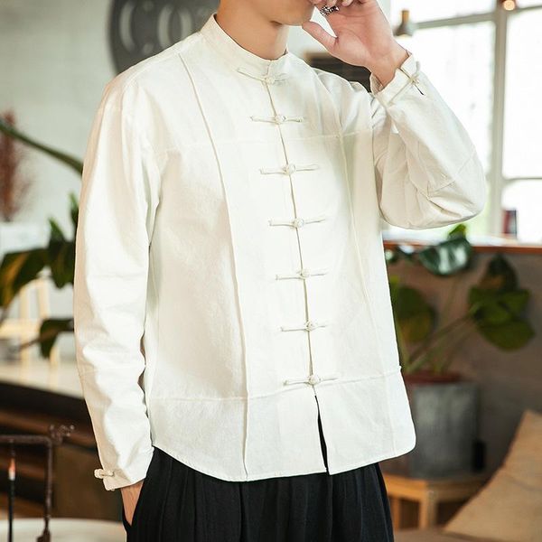 ethnic clothing autumn style chinese shirt traditional tang suit coat hanfu youth men's solid color top, Red
ethnic clothing autumn style chinese shirt traditional tang suit coat hanfu youth men's solid color top, Red