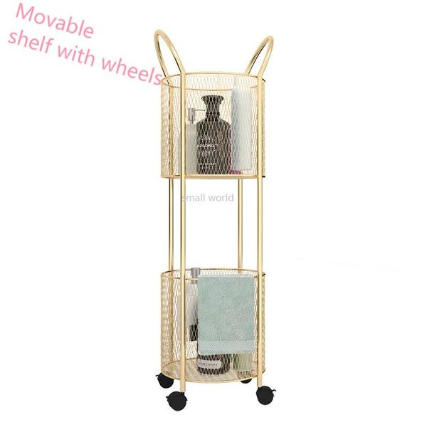 hooks & rails movable shelf with wheels cylindrical storage basket toilet floor multi-layer rack trolley bathroom accessories
hooks & rails movable shelf with wheels cylindrical storage basket toilet floor multi-layer rack trolley bathroom accessories