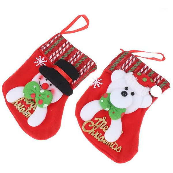 christmas decorations 1pc stockings fabric santa claus sock gift kids candy bag snowman deer pocket hanging xmas tree ornament1
christmas decorations 1pc stockings fabric santa claus sock gift kids candy bag snowman deer pocket hanging xmas tree ornament1