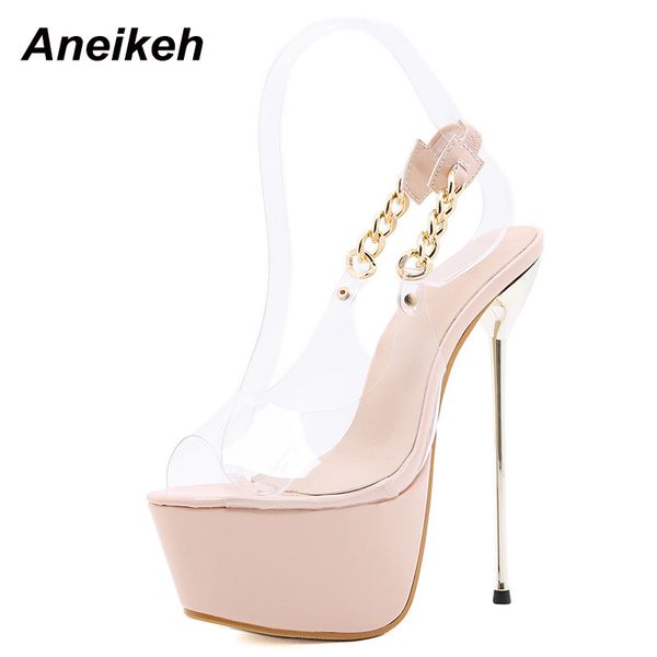 aneikeh women's pumps new 2021 summer fashion leisure pvc metal decoratio wedding slingbacks ladies shoes 34-40 zapatos de mujer c0129, Black
aneikeh women's pumps new 2021 summer fashion leisure pvc metal decoratio wedding slingbacks ladies shoes 34-40 zapatos de mujer c0129, Black