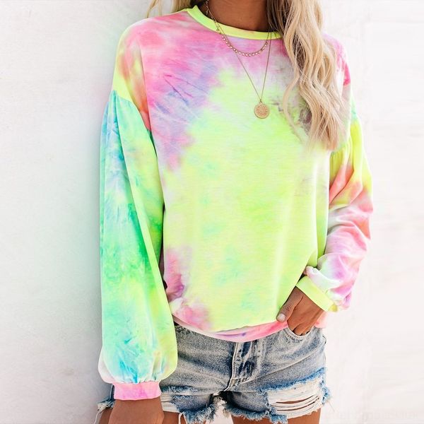 hc9we 2020 new autumn cover long sleeve tie dye cover lantern loose 2020 new autumn women's lantern sleeve long lanternt-shirt tie dye, White
hc9we 2020 new autumn cover long sleeve tie dye cover lantern loose 2020 new autumn women's lantern sleeve long lanternt-shirt tie dye, White