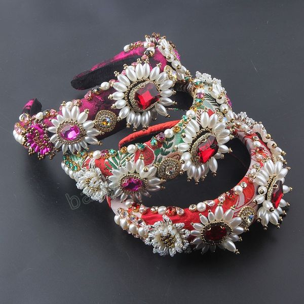 fashion hair hoop light luxury sponge inlaid rhinestone pearl headband women's prom beautiful headband, Slivery;white
fashion hair hoop light luxury sponge inlaid rhinestone pearl headband women's prom beautiful headband, Slivery;white