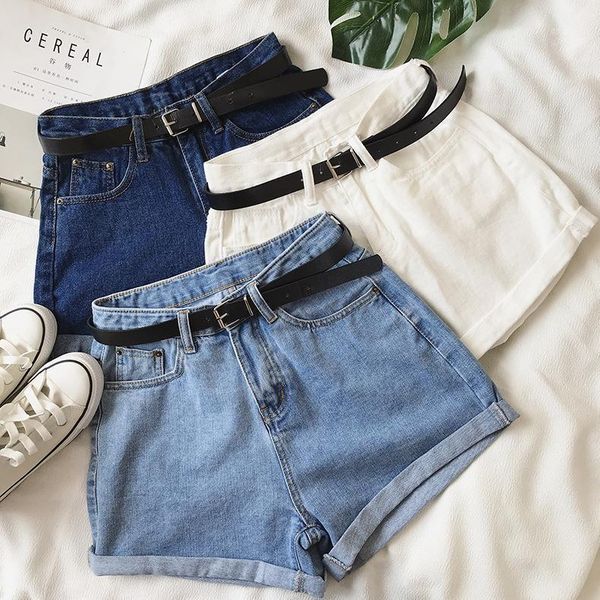 women's shorts all match sashes casual women denim crimping high waist slim summer jeans feminino chic ladies bottom1, White;black
women's shorts all match sashes casual women denim crimping high waist slim summer jeans feminino chic ladies bottom1, White;black