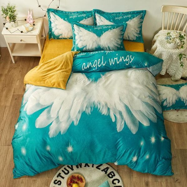 2020 digital printing bedding set fleece fabric duvet cover sheet pillowcase king wing pattern bed linen1
2020 digital printing bedding set fleece fabric duvet cover sheet pillowcase king wing pattern bed linen1
