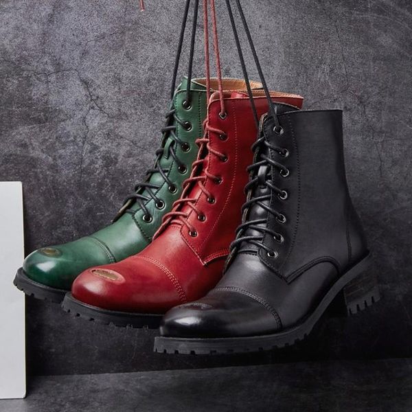 boots 2021 european and american style distressed thick heel retro leather patch french round head short female, Black
boots 2021 european and american style distressed thick heel retro leather patch french round head short female, Black