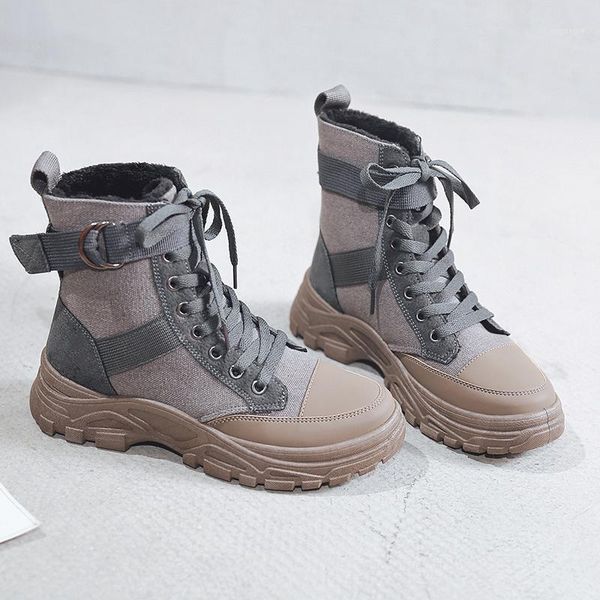 2021 new snow pring winter high platform ankle boots women thick sole shoes leather canvas sneakers keep warm fur women boots1, Black
2021 new snow pring winter high platform ankle boots women thick sole shoes leather canvas sneakers keep warm fur women boots1, Black