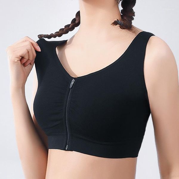 gym clothing women's sports bras push up shockproof front zipper female bralette running bra fitness yoga underwear1, White;black
gym clothing women's sports bras push up shockproof front zipper female bralette running bra fitness yoga underwear1, White;black