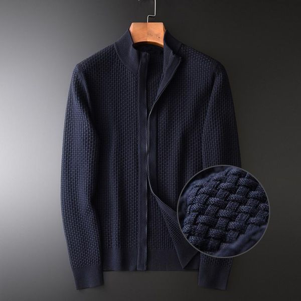 100% cotton sweater men luxury 3d jacquard fabric stand collar sweater male fashion zipper knitted sweaters man plus size, White;black
100% cotton sweater men luxury 3d jacquard fabric stand collar sweater male fashion zipper knitted sweaters man plus size, White;black