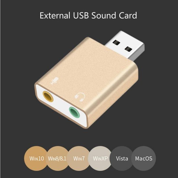 aluminum alloy external usb audio adapter sound card with 3.5mm stereo headphone and mono microphone jack audio sound card
aluminum alloy external usb audio adapter sound card with 3.5mm stereo headphone and mono microphone jack audio sound card
