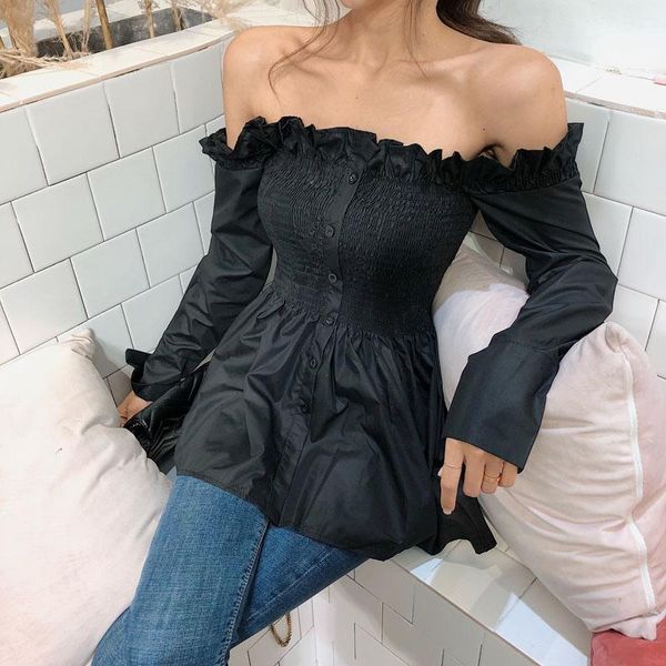 women's blouses & shirts fyw281 2021 spring summer autumn women fashion casual ladies work blouse woman overshirt female, White
women's blouses & shirts fyw281 2021 spring summer autumn women fashion casual ladies work blouse woman overshirt female, White