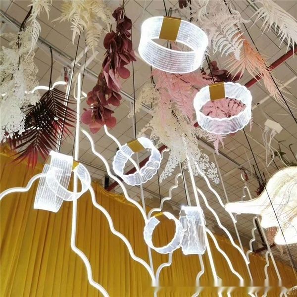 qmr1g new 10 acrylic round chandelier wedding hall l ceiling decoration props lighting luminous chandelier props luminous lo0r2
qmr1g new 10 acrylic round chandelier wedding hall l ceiling decoration props lighting luminous chandelier props luminous lo0r2