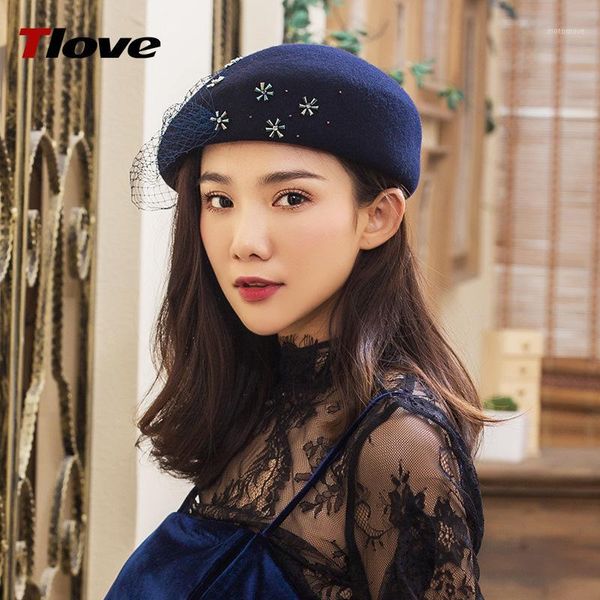 beanie/skull caps 2021 fashion cap net yarn wool hats trend water drilling beret autumn and winter woolen hat1, Blue;gray
beanie/skull caps 2021 fashion cap net yarn wool hats trend water drilling beret autumn and winter woolen hat1, Blue;gray