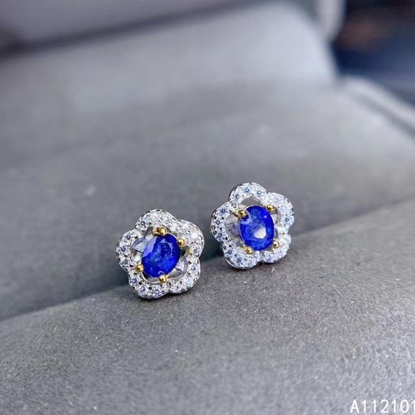 kjjeaxcmy fine jewelry 925 silver natural sapphire new girl trendy earrings selling ear stud support test chinese style, Golden;silver
kjjeaxcmy fine jewelry 925 silver natural sapphire new girl trendy earrings selling ear stud support test chinese style, Golden;silver