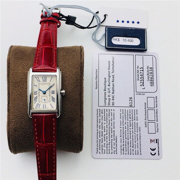 ladies watch l178 quartz movement silver dial carved and blue steel hands diameter 20.8mm x 32mm 316l fine steel shell crocodile strap, Slivery;brown
ladies watch l178 quartz movement silver dial carved and blue steel hands diameter 20.8mm x 32mm 316l fine steel shell crocodile strap, Slivery;brown