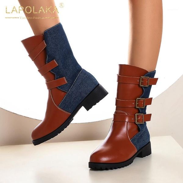 boots brand large sizes 46 stylish square heels leisure belt buckles vintage mid-calf female winter women shoes footwear1, Black
boots brand large sizes 46 stylish square heels leisure belt buckles vintage mid-calf female winter women shoes footwear1, Black