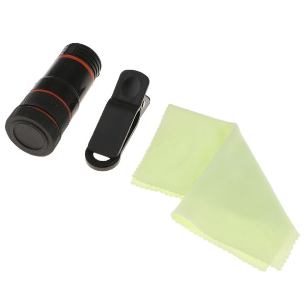 clip-on phone camera lens wide angle 8x18
