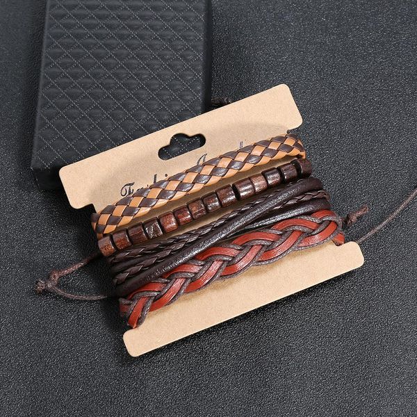 ркрп dock 4шт набор 2020 ретро многослойной браун деревянные бусины pu leather wrap браслеты подарка ювелирных изделий для мужчин dropshippi, Golden;silver
ркрп dock 4шт набор 2020 ретро многослойной браун деревянные бусины pu leather wrap браслеты подарка ювелирных изделий для мужчин dropshippi, Golden;silver