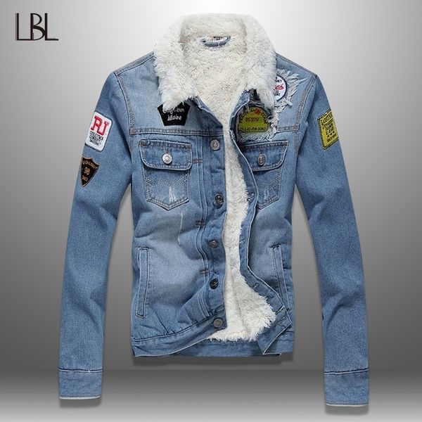 lbl fleece inner denim jacket men winter fashion slim trendy warm thick mens jean jackets outwear motorcycle coats cowboy t200106, Black;brown
lbl fleece inner denim jacket men winter fashion slim trendy warm thick mens jean jackets outwear motorcycle coats cowboy t200106, Black;brown