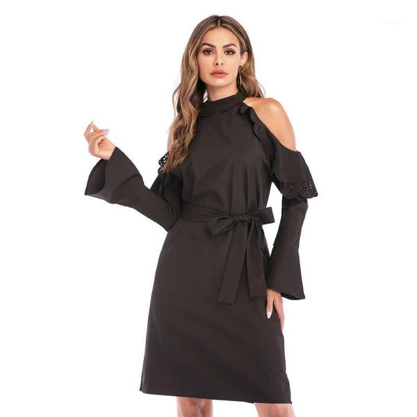 summer women's dress european/american stand-up collar strapless solid color long-sleeved burnt flower ladies waist dre1, Black;gray
summer women's dress european/american stand-up collar strapless solid color long-sleeved burnt flower ladies waist dre1, Black;gray